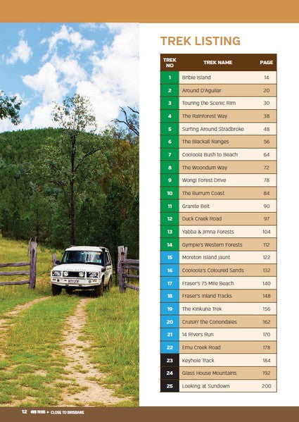 4WD Treks Close to Brisbane 2/e Spiral Edition