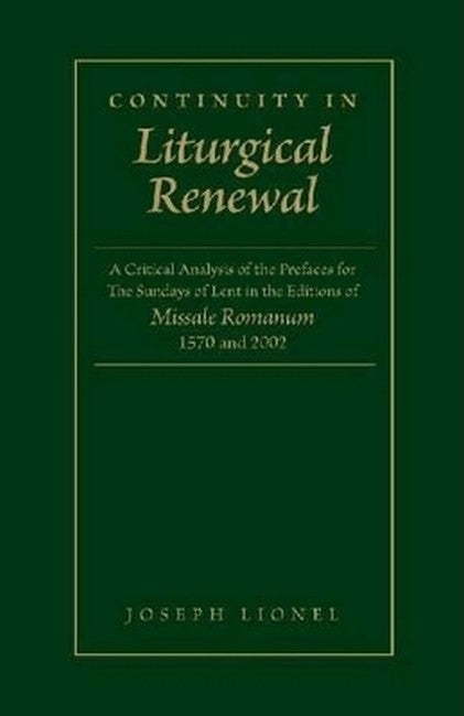 Continuity in Liturgical Renewal