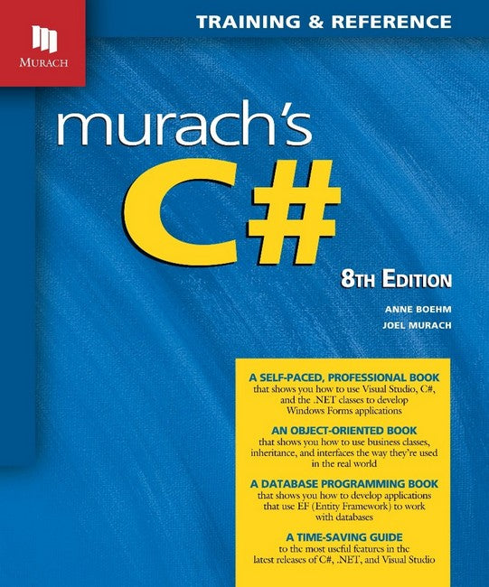Murach's C# (8th Edition) 8/e