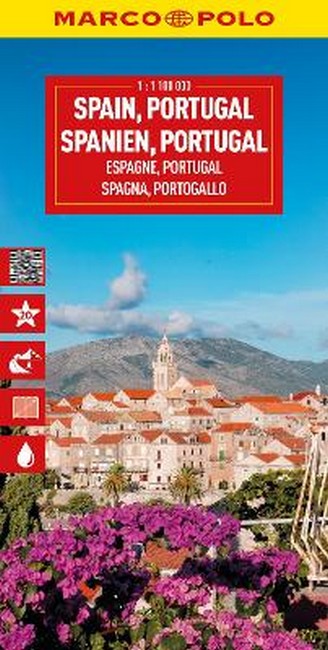 Spain & Portugal Marco Polo Map
