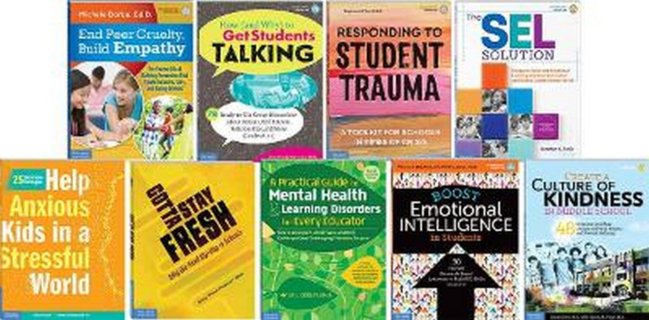 Mental Health Educator Resources, Middle and High School 9-Book Set