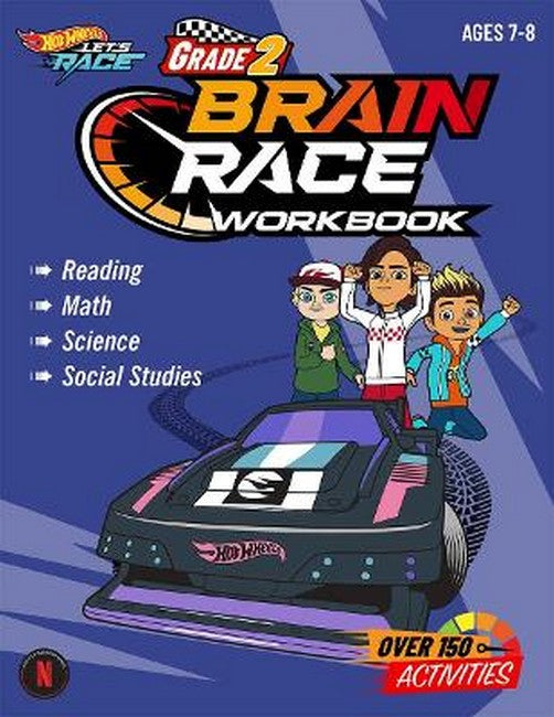 Hot Wheels Brain Race Grade 2 Workbook