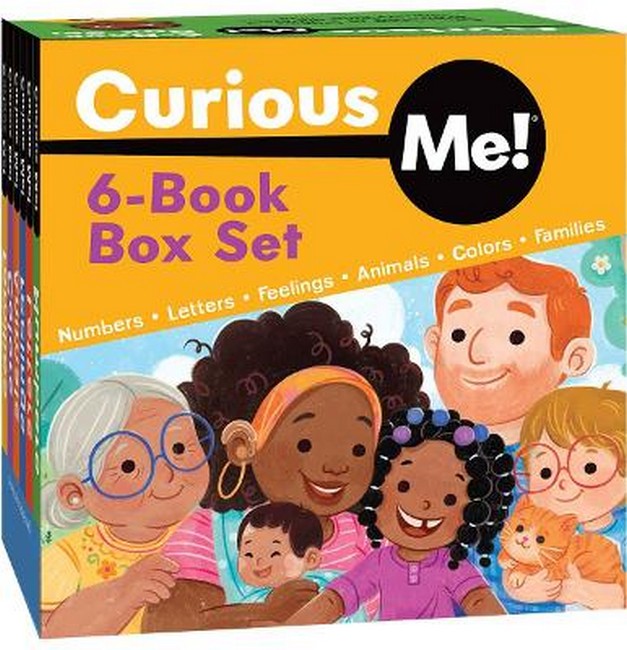 Curious Me! (R) 6-Book Box Set (Numbers, Letters, Colors, Feelings, Animals, and Families)
