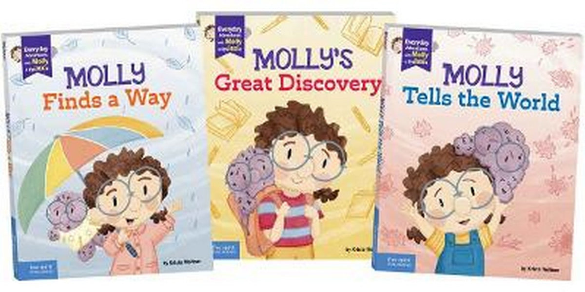 Everyday Adventures with Molly and Dyslexia Complete Series Paperback 3-Book Set