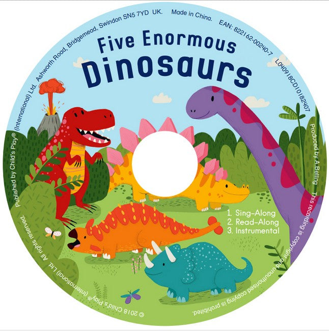 Five Enormous Dinosaurs CD