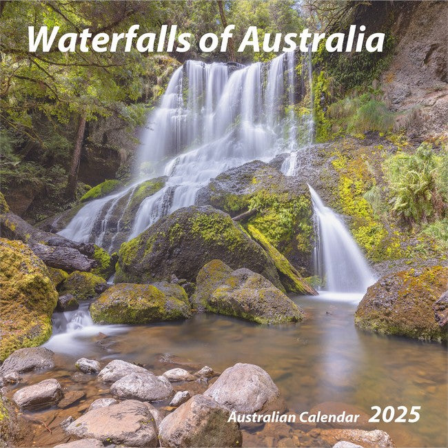 2025 Waterfalls of Australia Square Wall Calendar