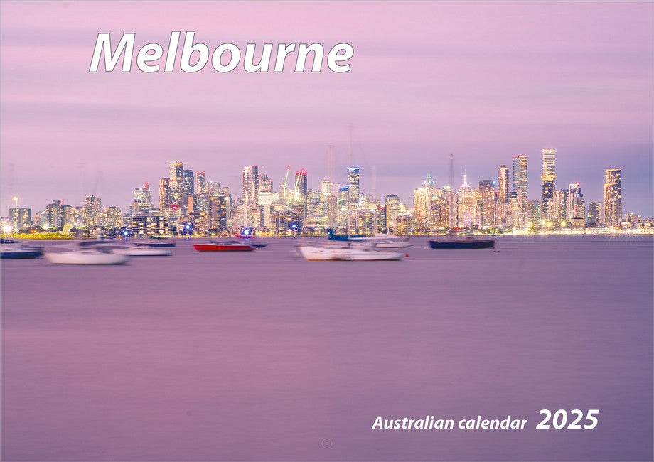 2025 Melbourne Wall Calendar