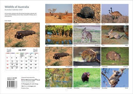 2027 Wildlife of Australia Wall Calendar