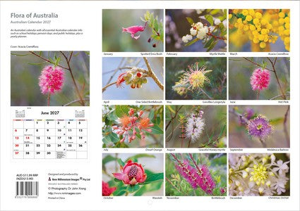 2027 Flora of Australia Wall Calendar
