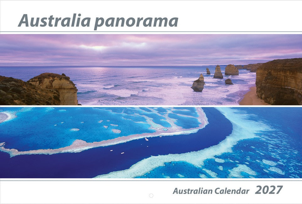 2027 Australia Panorama Large Wall Spiral Bound Calendar