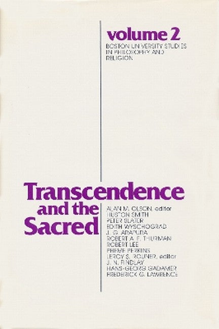 Transcendence and the Sacred