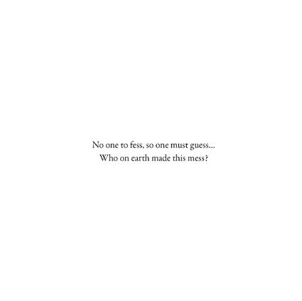 Mess Up to Fess Up