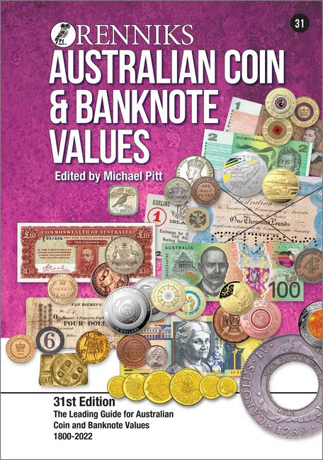 Renniks Australian Coin & Banknote Values 31st Edition (HB)