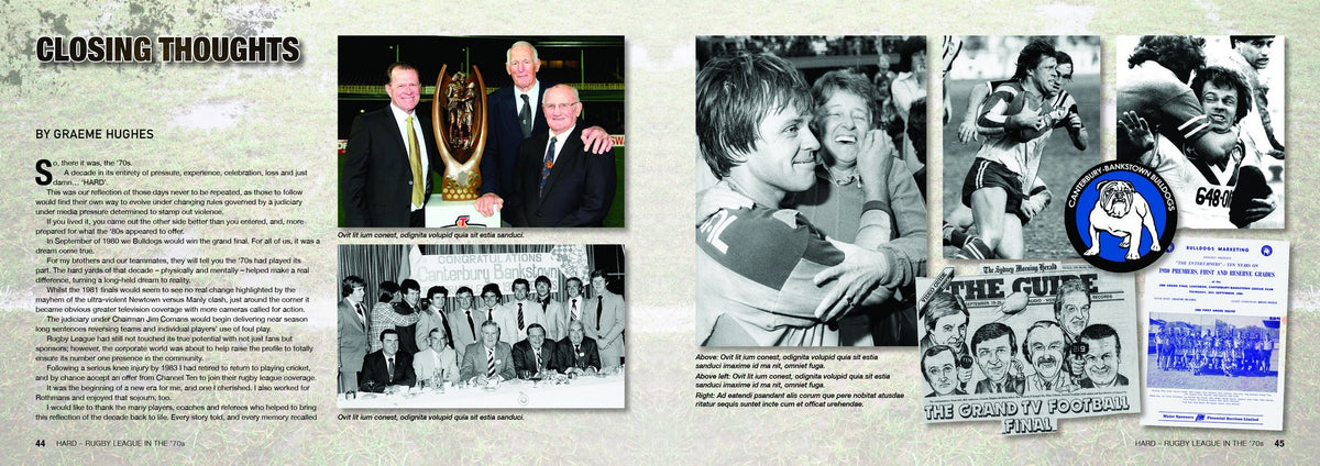 HARD - Rugby League In The 70s