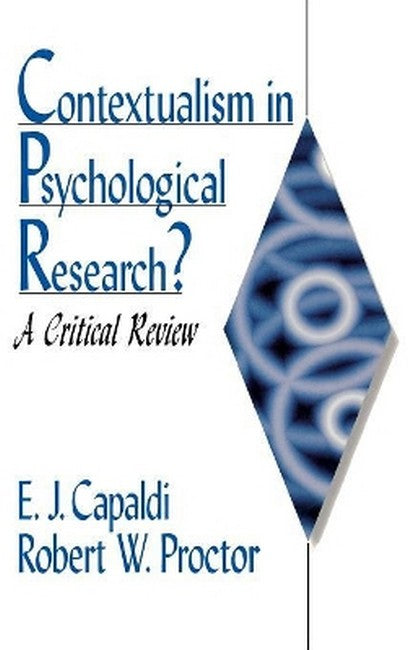 Contextualism in Psychological Research?