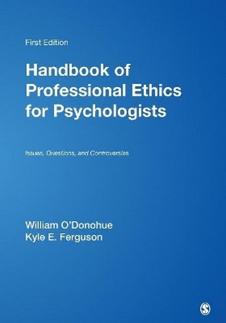 Handbook of Professional Ethics for Psychologists