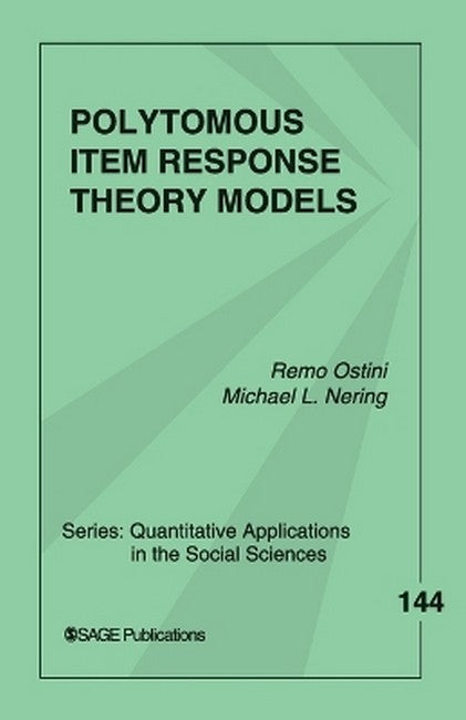 Polytomous Item Response Theory Models