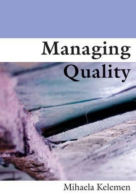 Managing Quality