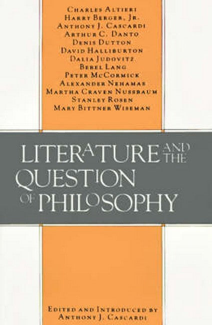 Literature and the Question of Philosophy