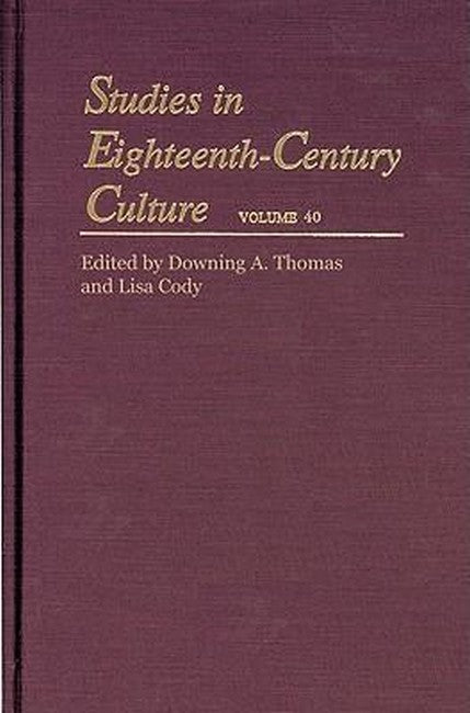 Studies in Eighteenth-Century Culture