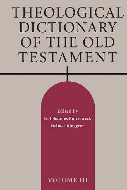 Theological Dictionary of the Old Testament