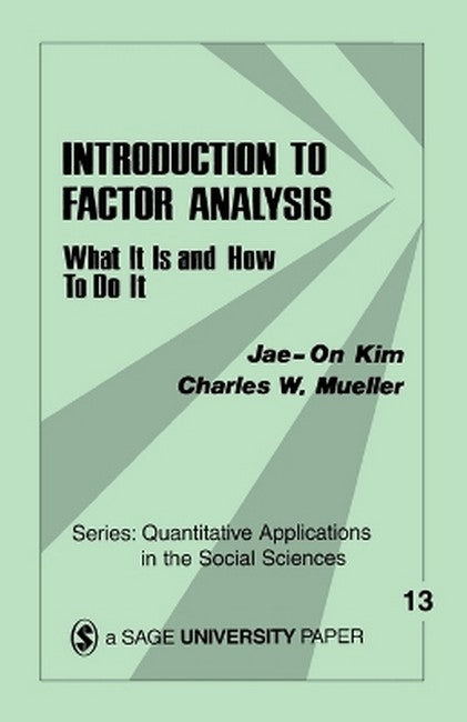 Introduction to Factor Analysis