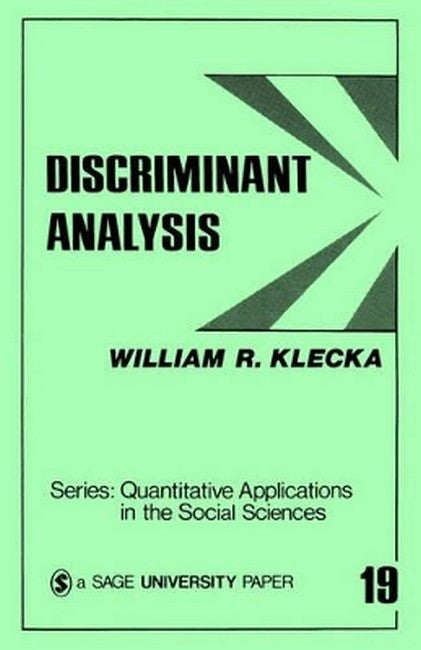 Discriminant Analysis