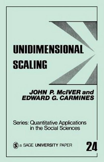 Unidimensional Scaling