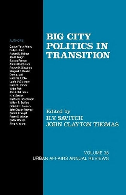 Big City Politics in Transition