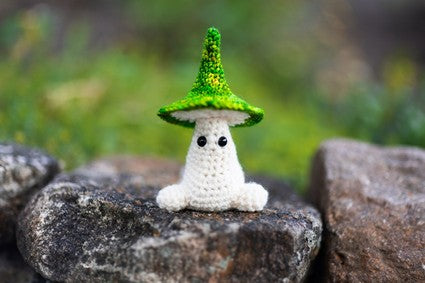 Crochet Snails and Mushroom Sprites