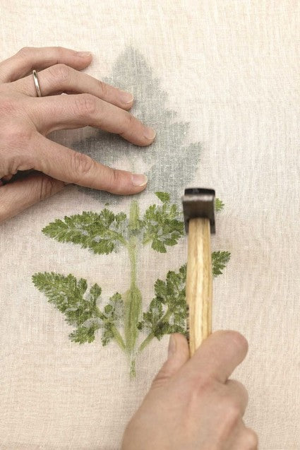 The Art of Tataki Zome Botanical: Fabric Printing