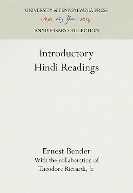 Introductory Hindi Readings
