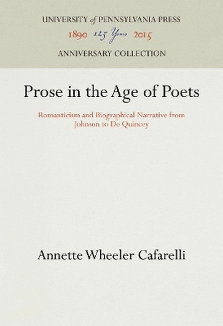 Prose in the Age of Poets