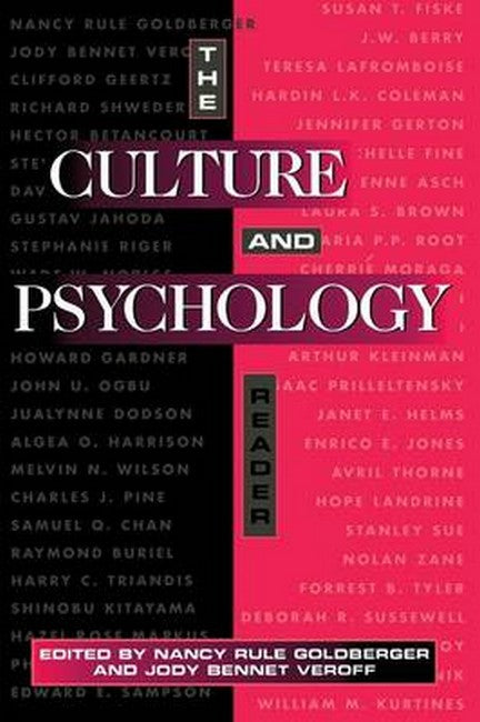 The Culture and Psychology Reader