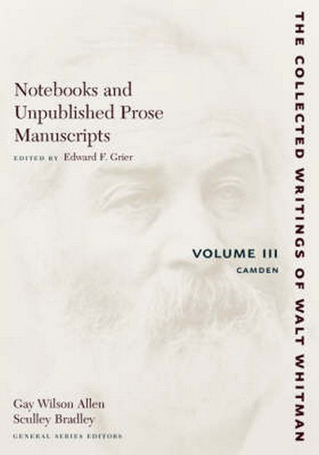 Notebooks and Unpublished Prose Manuscripts: Volume III