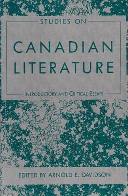 Studies on Canadian Literature