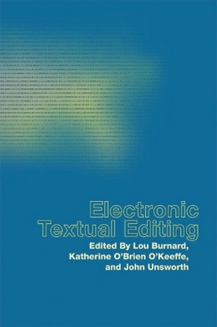 Electronic Textual Editing