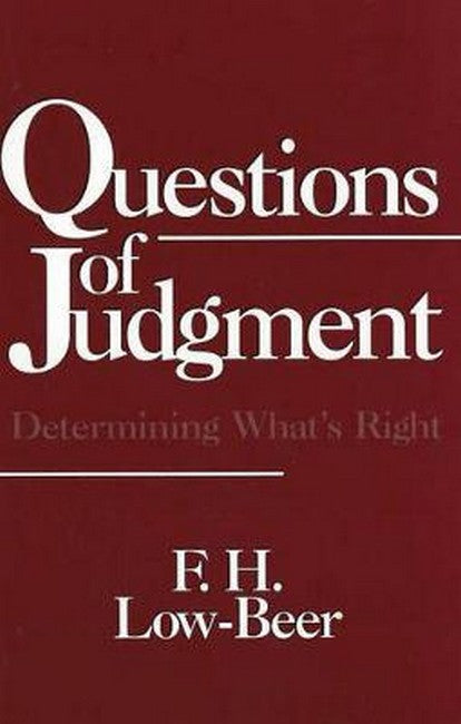 Questions of Judgment