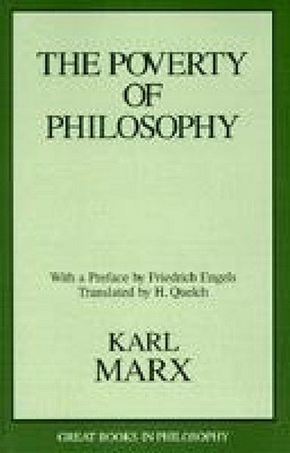 The Poverty of Philosophy