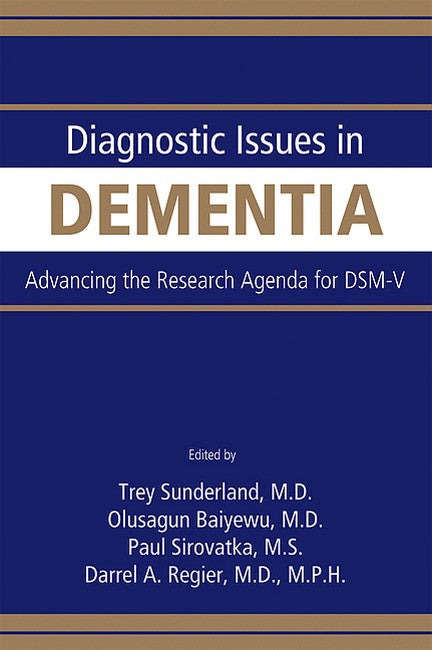 Diagnostic Issues in Dementia