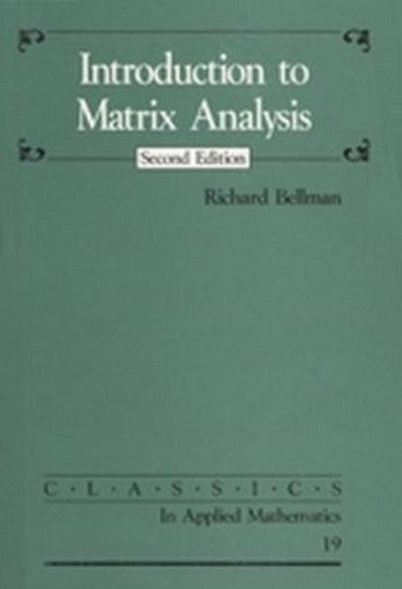Introduction to Matrix Analysis 2/e
