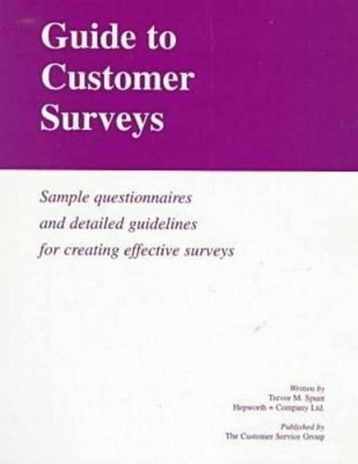Guide to Customer Surveys