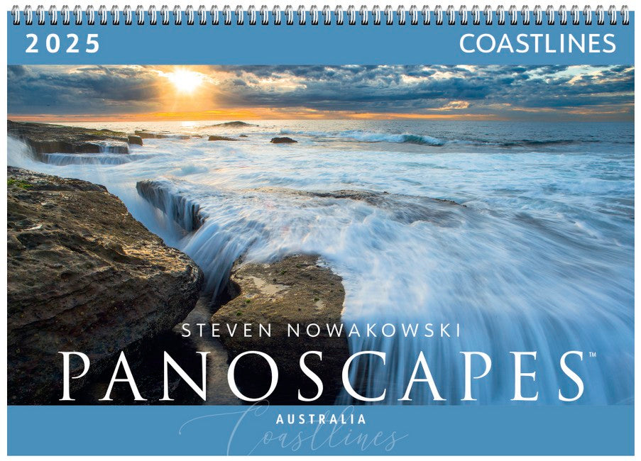 2025 Coastlines Panoscapes Wall Calendar