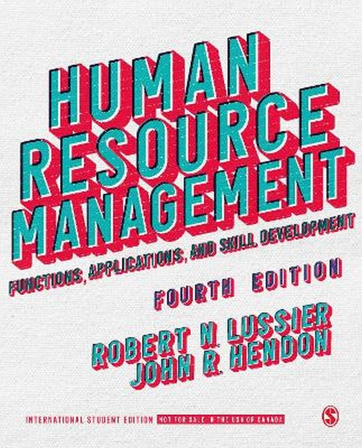 Human Resource Management - International Student Edition 4/e