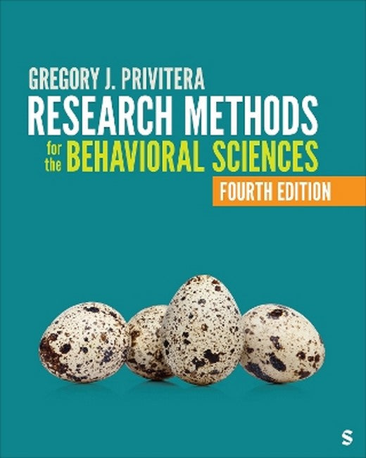 Research Methods for the Behavioral Sciences 4/e