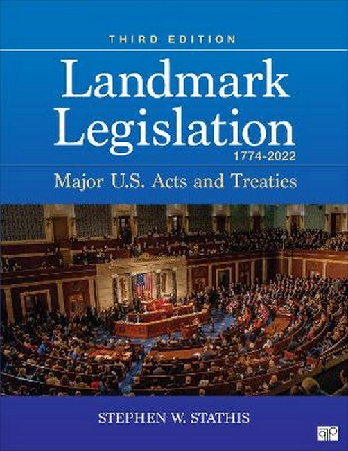 Landmark Legislation 1774-2022 3/e