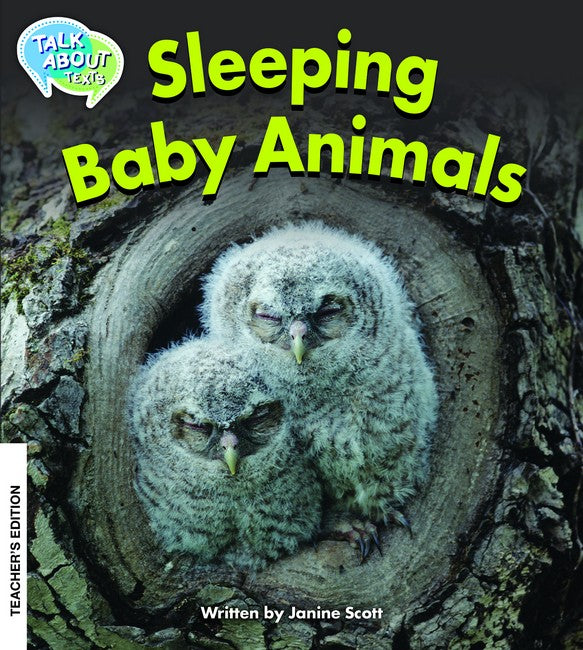 Sleeping Baby Animals Teacher's Edition