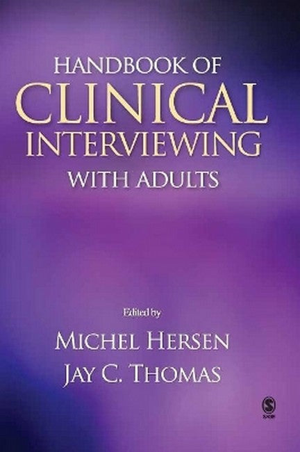 Handbook of Clinical Interviewing With Adults