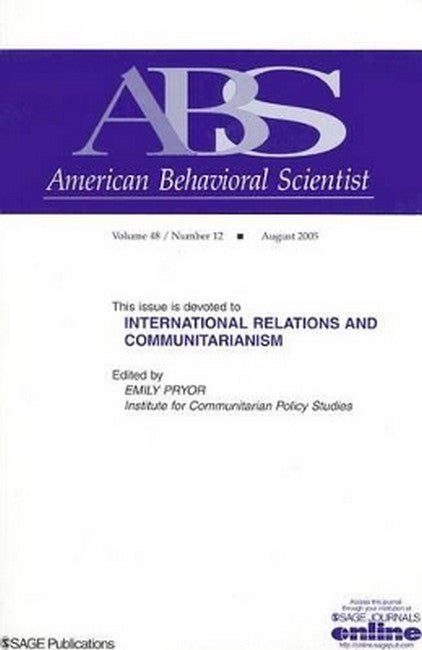 International Relations and Communitarianism