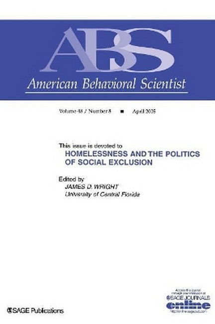 Homelessness and the Politics of Social Exclusion